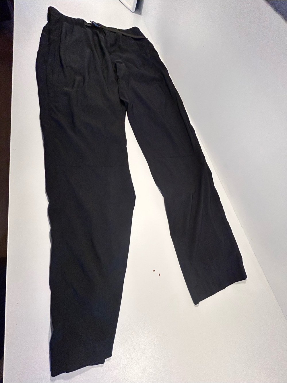 Avalanche Outdoor Supply Mens Medium Hiking Pants Black Stretch Belted Trail